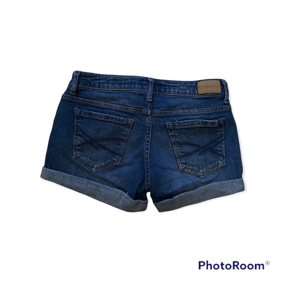 Aeropostale midi jean shorts size 0 - Picture 2 of 2